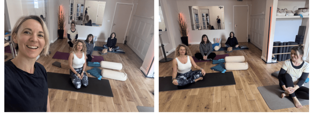 Sunday morning yoga at Studio 366 in Molesey